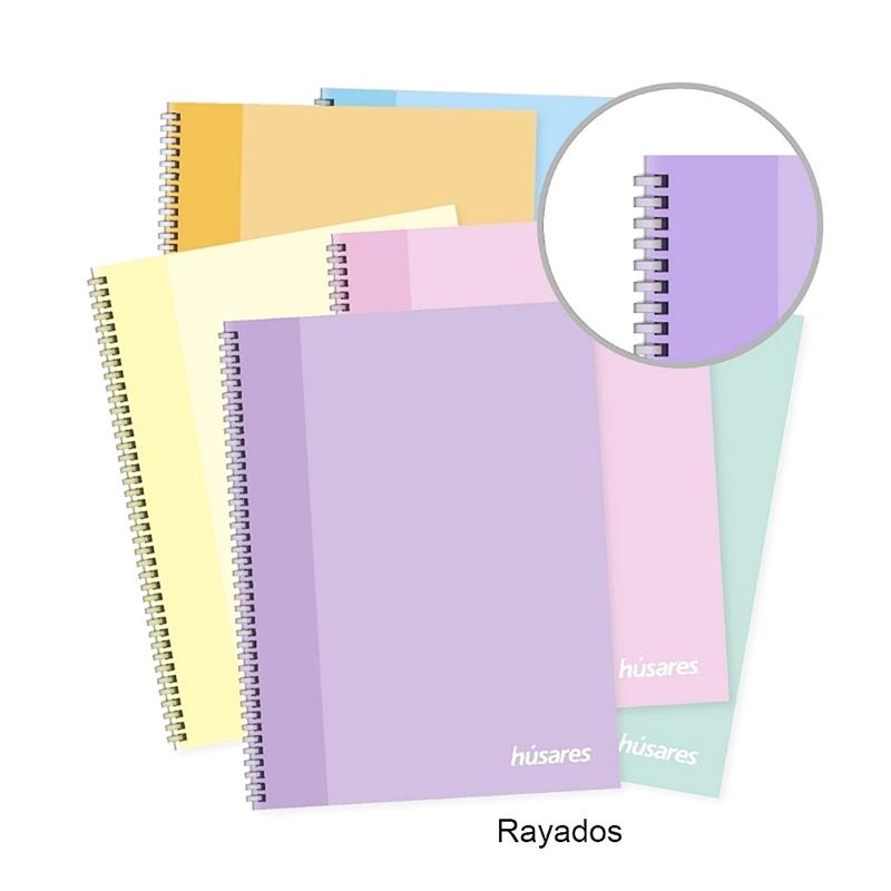 CUADERNO 29,7 x 80 h. Soft Ring Rayado