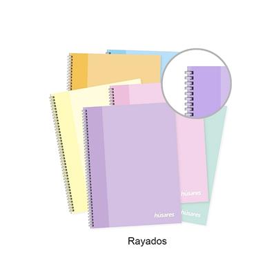 CUADERNO 16x21 x 80 h. Soft Ring Rayado