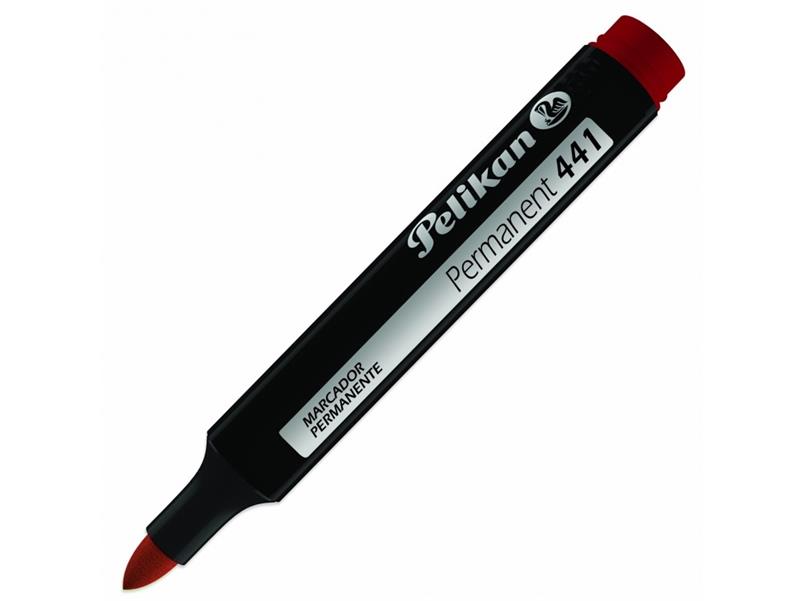 MARCADOR PELIKAN 441 Rojo Indeleble