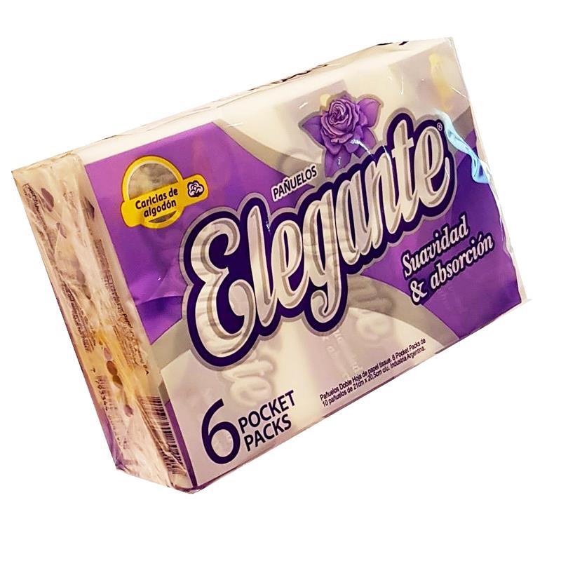 PAÑUELO ELEGANTE  6 Ptes. x 10 Pañuelos.