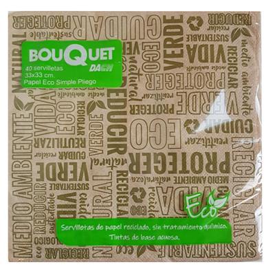 SERVILLETA BOUQUET 33x33 x 40 u.ECO FANTASIA