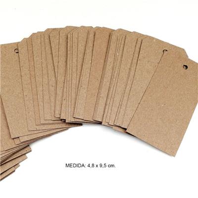 ETIQUETA COLGANTE 4,8 x 9,5 cm. Kraft