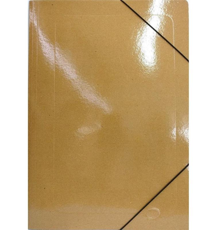 CARPETA SOLAPA y ELASTICO 35x50 Natural