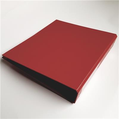 CARPETA ESCOLAR 3x40 VINILICO Rojo.