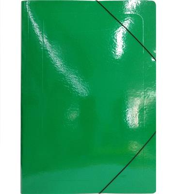 CARPETA SOLAPA y ELASTICO 35x50 Verde