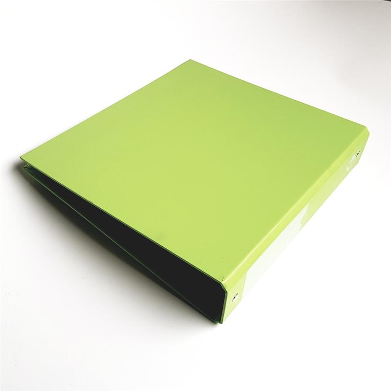 CARPETA ESCOLAR 3x40 VINILICO Verde manzana.