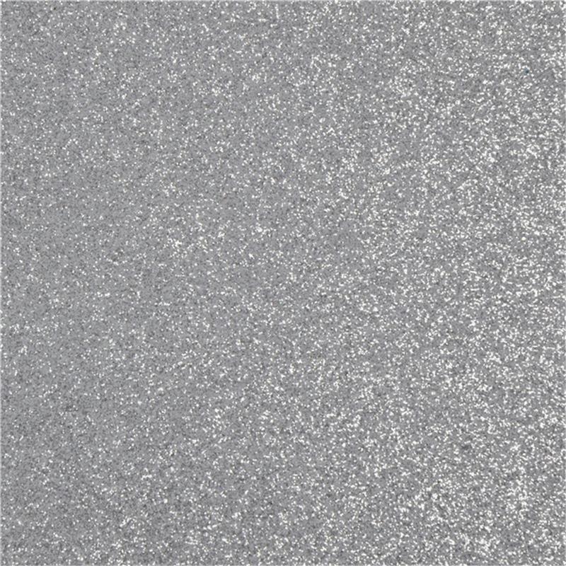 CARTULINA GLITTER PLATA