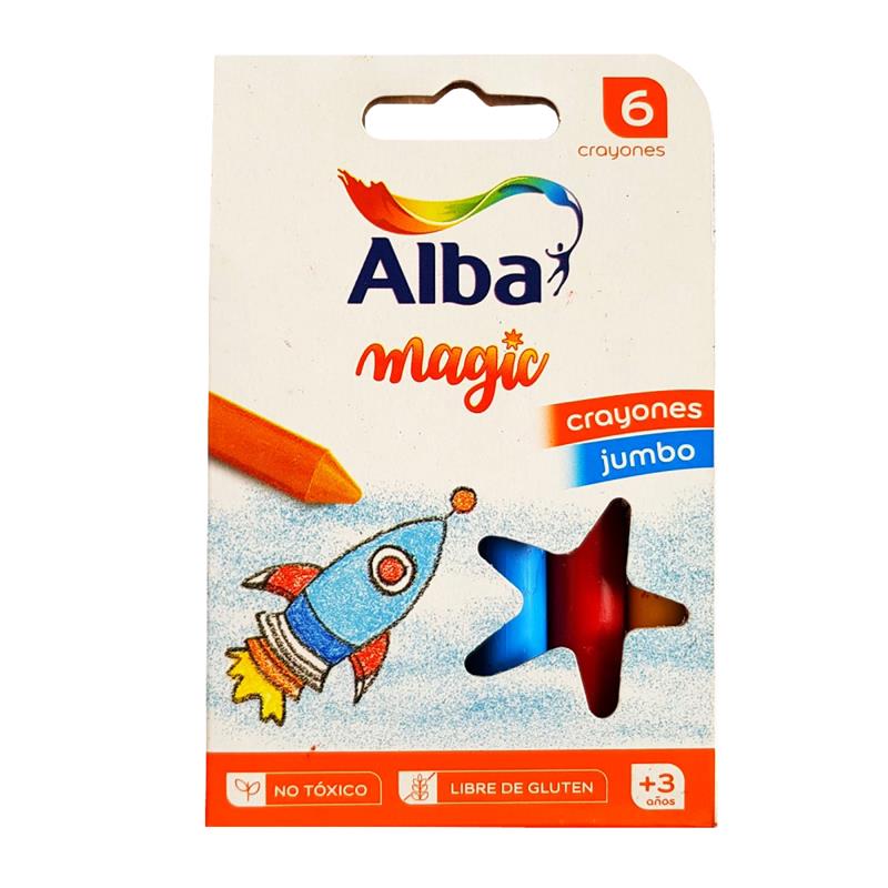 CRAYON ALBA JUMBO x  6 u.