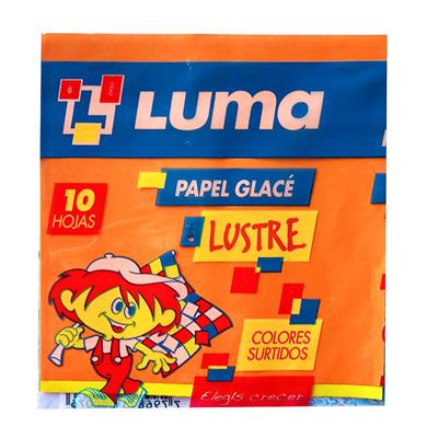 PAPEL GLACE LUSTRE x 10 h.