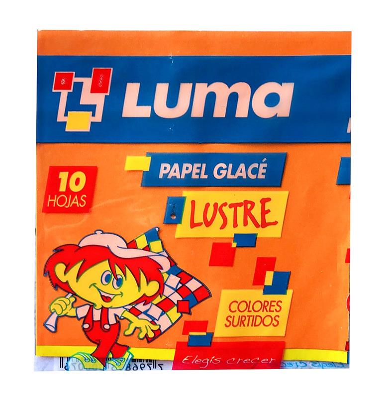 PAPEL GLACE LUSTRE x 10 h.