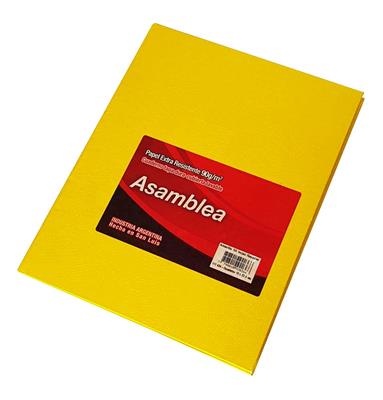 CUADERNO 19x23 Rayado Amarillo x 50 h.