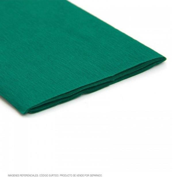 PAPEL CREPE VERDE OSC.