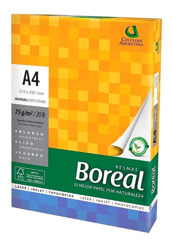 RESMA A4  75 g. BOREAL