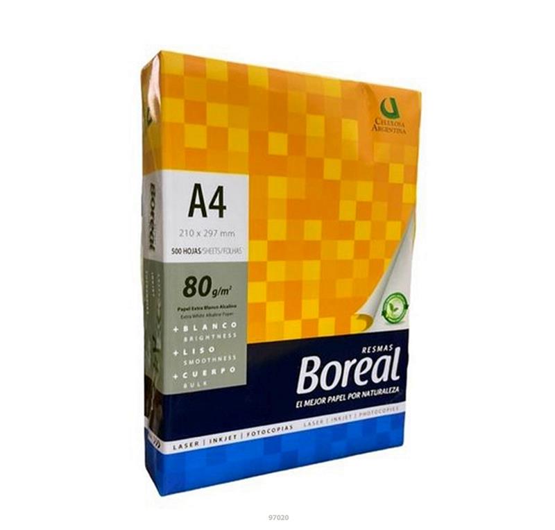 RESMA A4  80 g. BOREAL