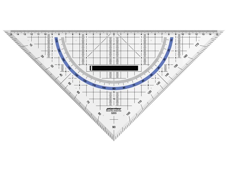 ESCUADRA DOZENT 45º MULTIUSO H. 32 cm.