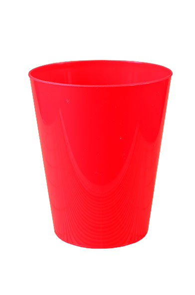 VASO CONICO 180 cc. x 15 u. Rojo