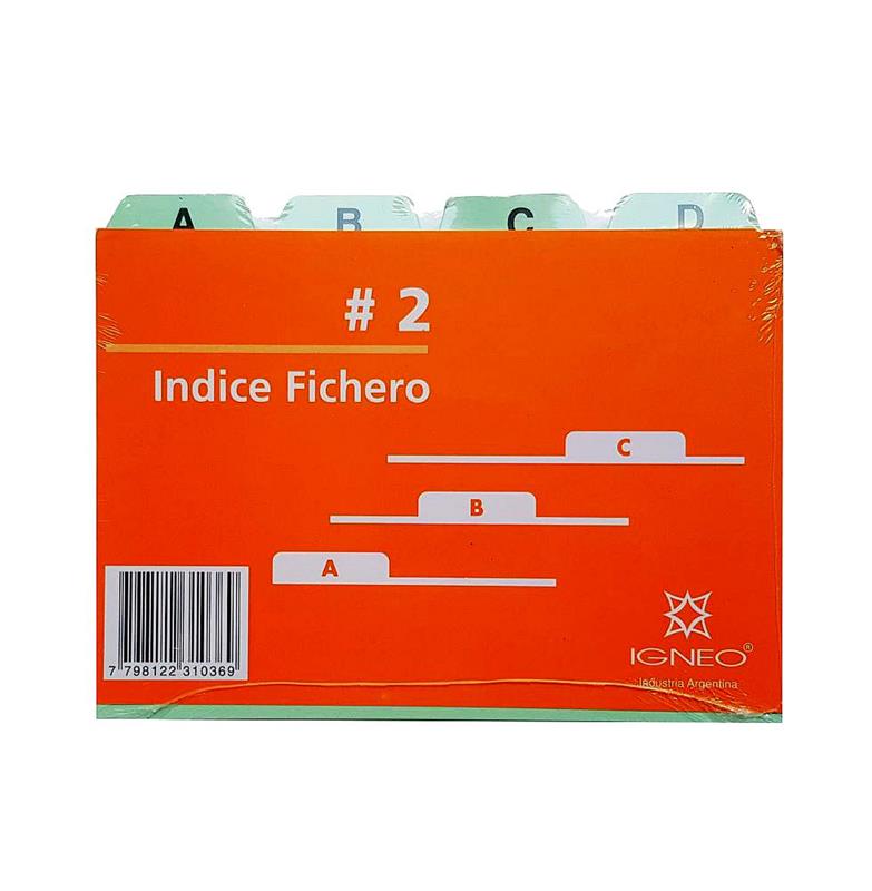 INDICE FICHERO Nº 2
