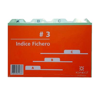 INDICE FICHERO Nº 3