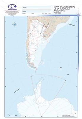 MAPA Nº 5 ARGENTINA BICONTINENTAL Politico