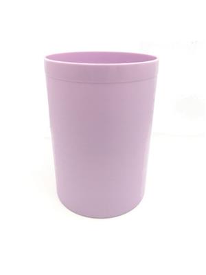 PORTA LAPIZ PLASTICO REDONDO Violeta Pastel