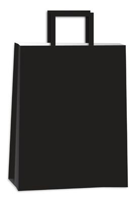 BOLSA PAPEL 30x12x41 con Manija Negro