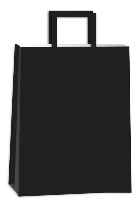 BOLSA PAPEL 30x12x41 con Manija Negro