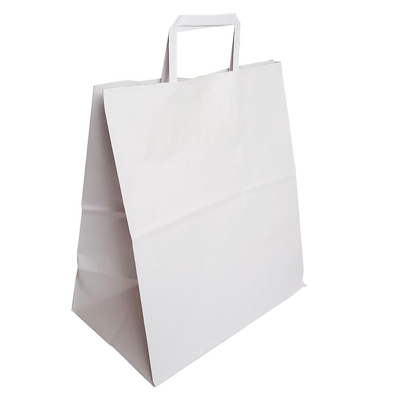 BOLSA PAPEL 26x16x30 con Manija Blanca