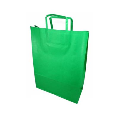 BOLSA PAPEL 22x10x30 con Manija Verde