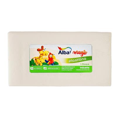 PLASTILINA ALBA x 250 g. Blanca