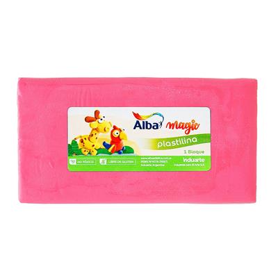 PLASTILINA ALBA x 250 g. Rosa