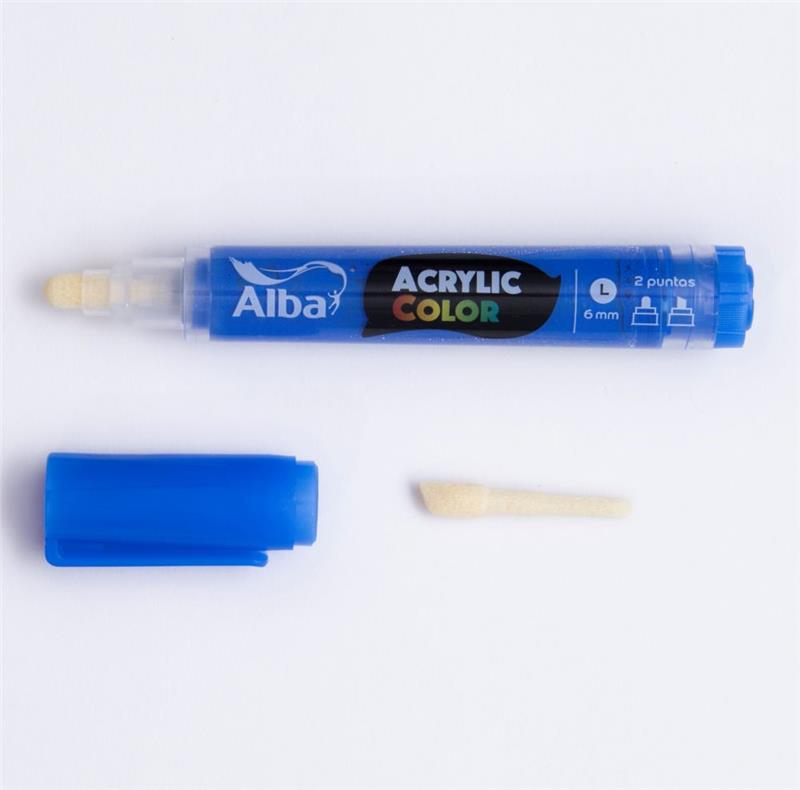 MARCADOR ALBA ACRYLIC L Azul Ultramar