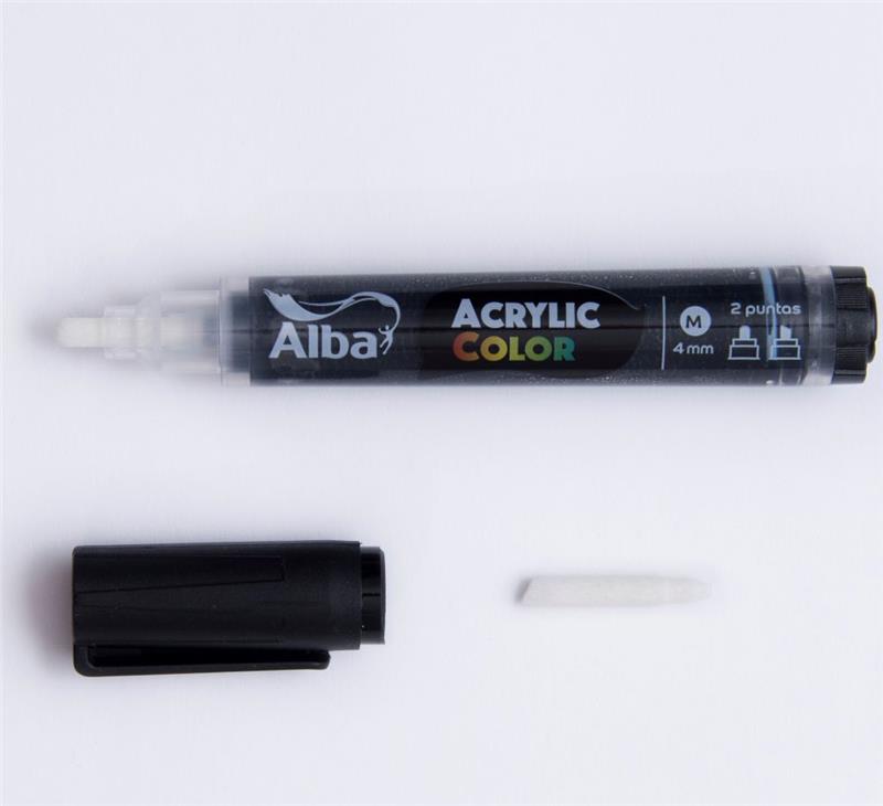 MARCADOR ALBA ACRYLIC M Negro