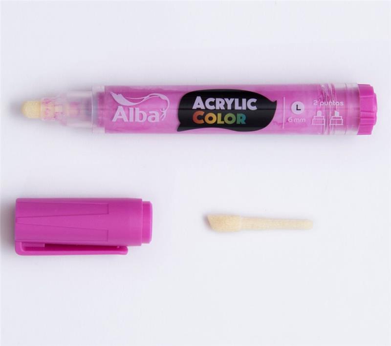 MARCADOR ALBA ACRYLIC L Magenta