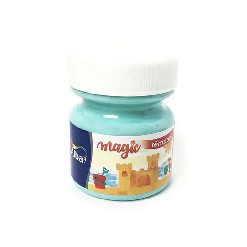 TEMPERA ALBAMAGIC POTE x 275 g. Turquesa Pastel