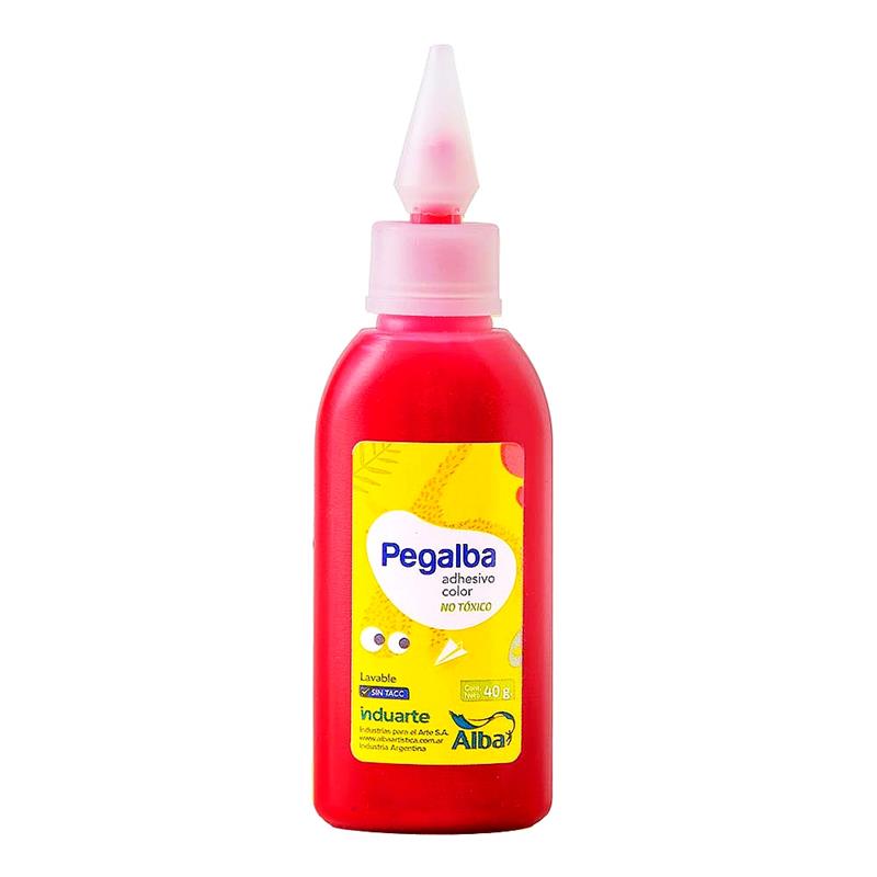 ADHESIVO ALBA 40 g. Rojo