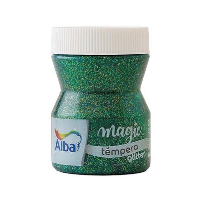 TEMPERA GLITTER x 100 g. Verde