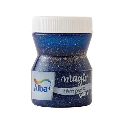 TEMPERA GLITTER x 100 g. Azul