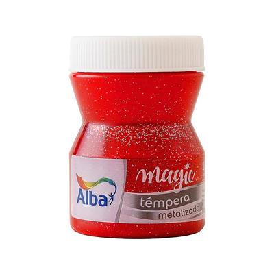 TEMPERA GLITTER x 100 g. Roja