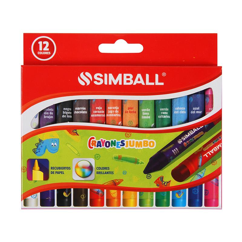 CRAYON SIMBAL JUMBO x 12 u.