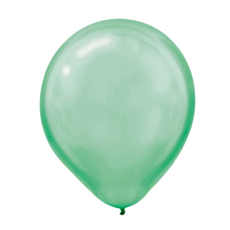 GLOBO PERLADO 12 Verde x 25 u.