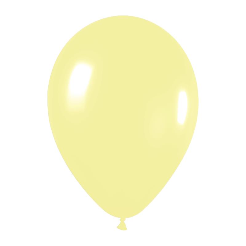 GLOBO STANDARD 12 x 50 u. Amarillo Pastel