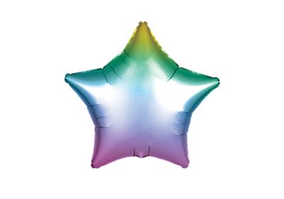 GLOBO ESTRELLA RAINBOW Pastel