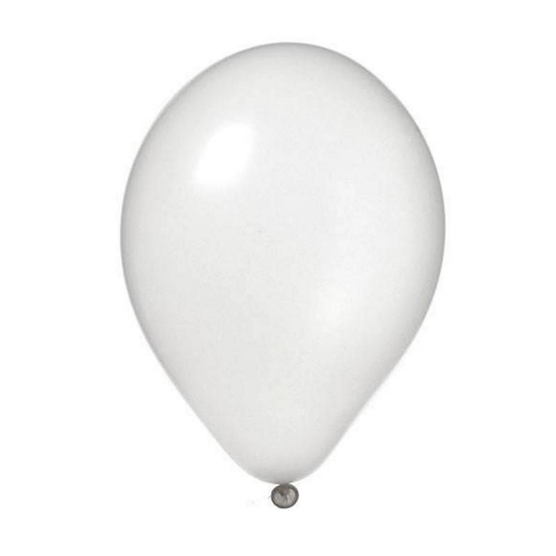 GLOBO PERLADO 12 Blanco x 25 u.