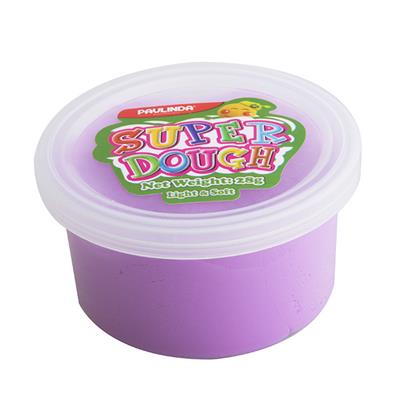 MASA PAULINDA SUPER DOUGH 28 g. Violeta Neón