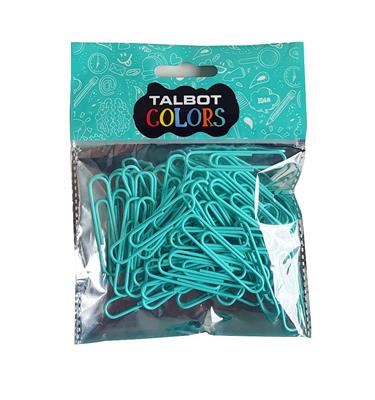 CLIP TALBOT 50 mm. x 50 u. Aqua