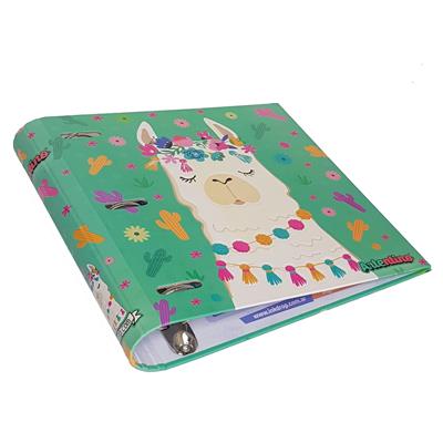 CARPETA ESCOLAR 3x40 INK DROP CACTUS y LLAMAS