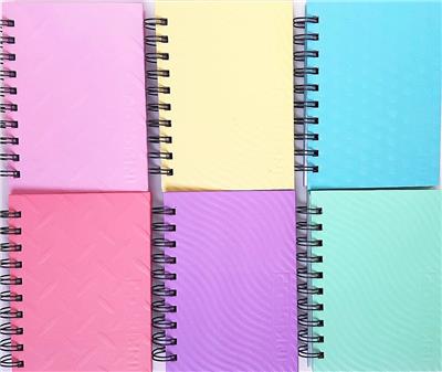 CUADERNO A5 INK DROP PASTEL