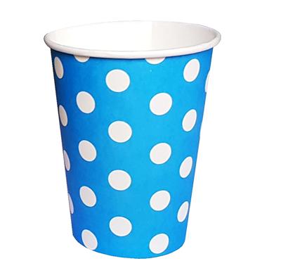 VASO POLIPAPEL 8 oz. x 10 u. Lunar Celeste