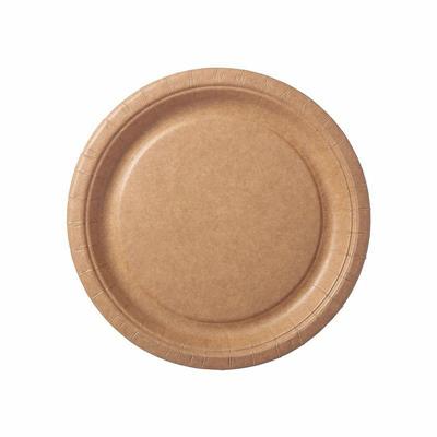 PLATO POLIPAPEL 23 cm. x 8 u. Madera