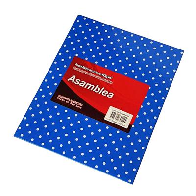 CUADERNO 19x23 Rayado Lunar Azul x 50 h. 